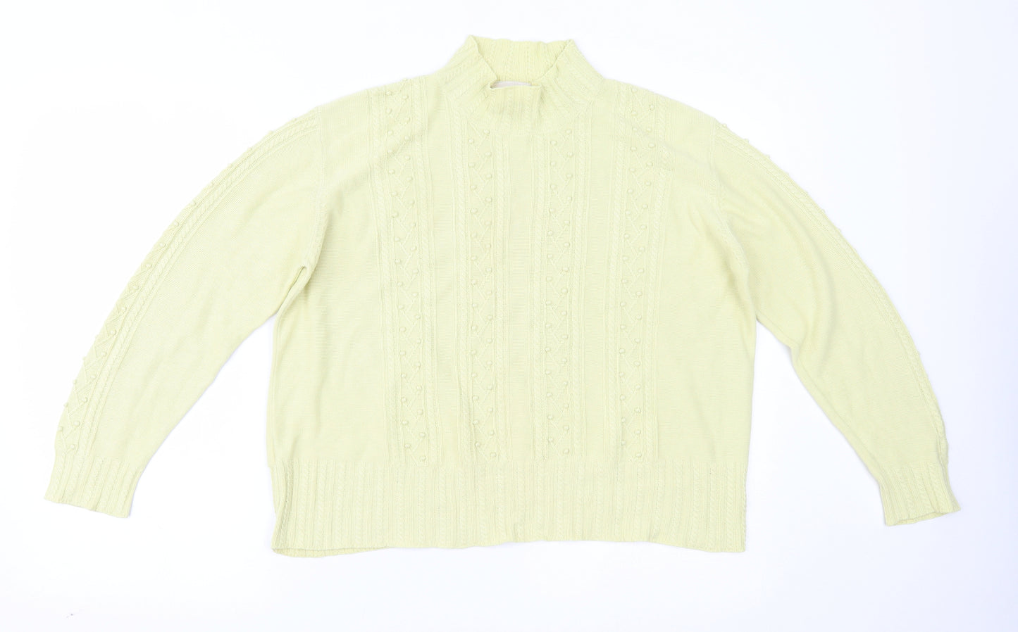 Country Casuals Womens Yellow   Basic Blouse Size L