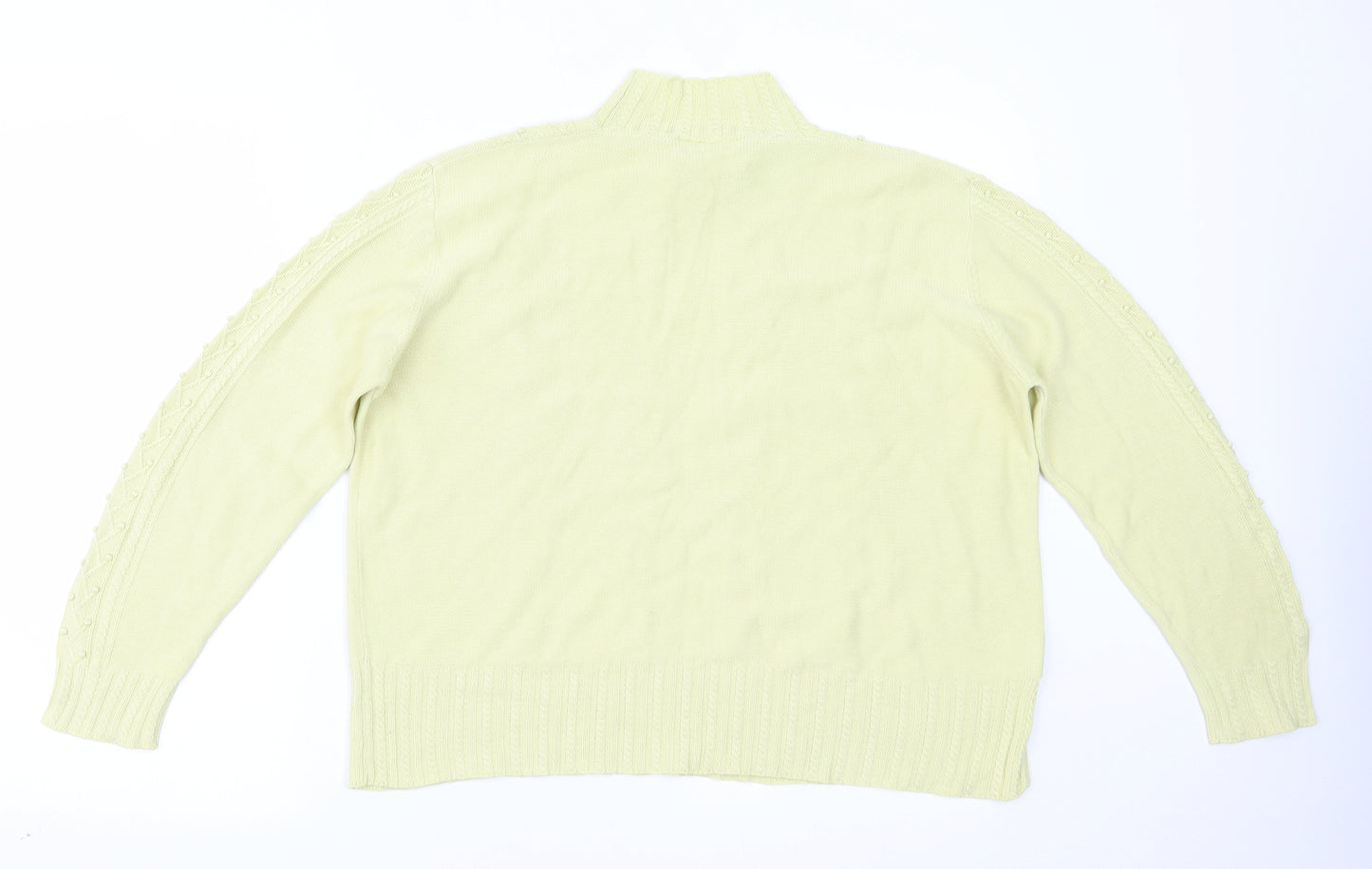 Country Casuals Womens Yellow   Basic Blouse Size L
