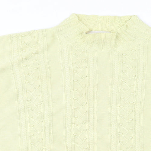 Country Casuals Womens Yellow   Basic Blouse Size L