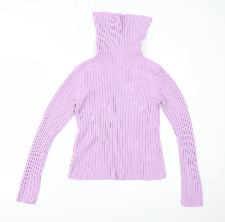 Miss Selfridge Womens Purple Basic Blouse Size 12