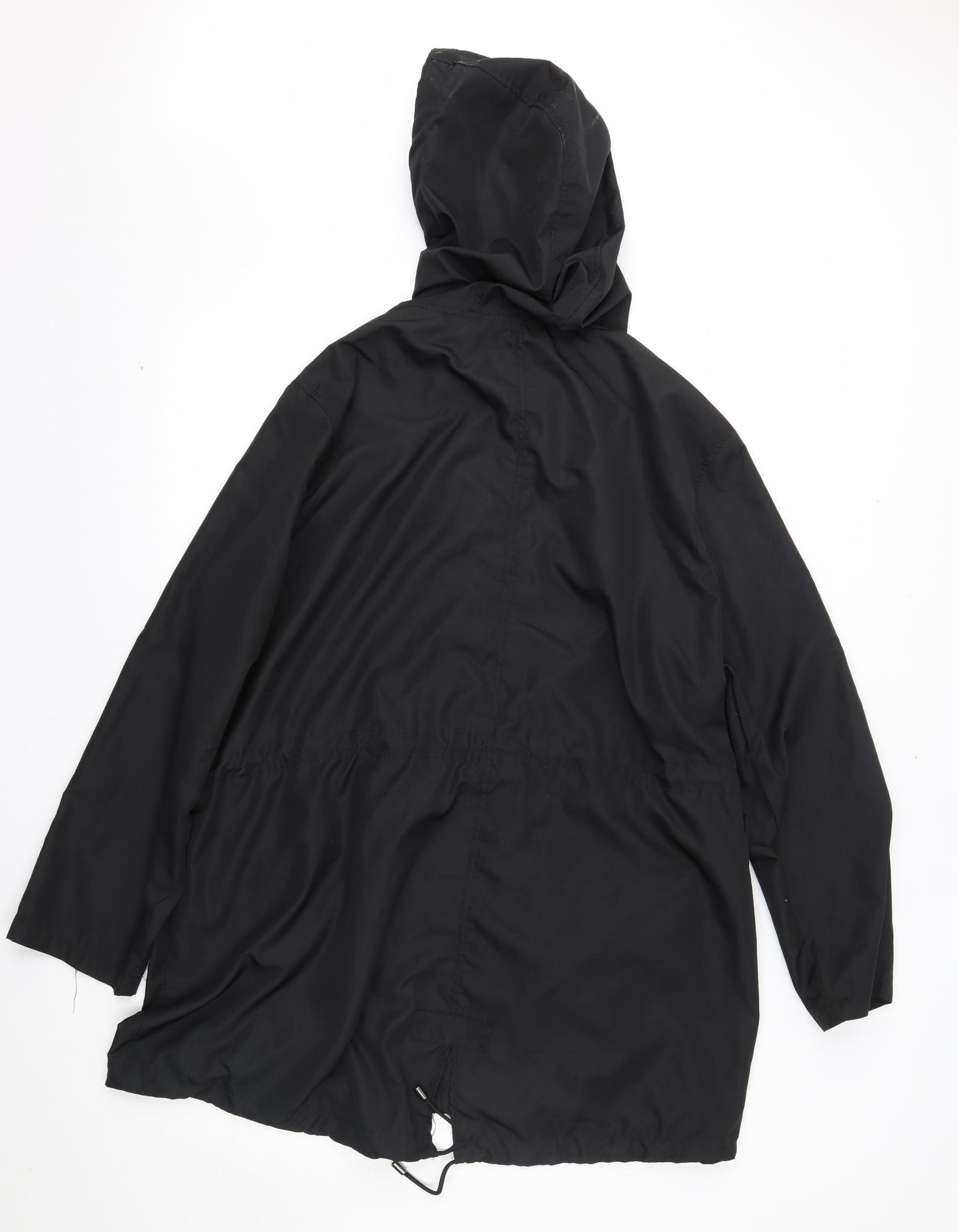Primark Womens Black   Rain Coat Jacket Size XL