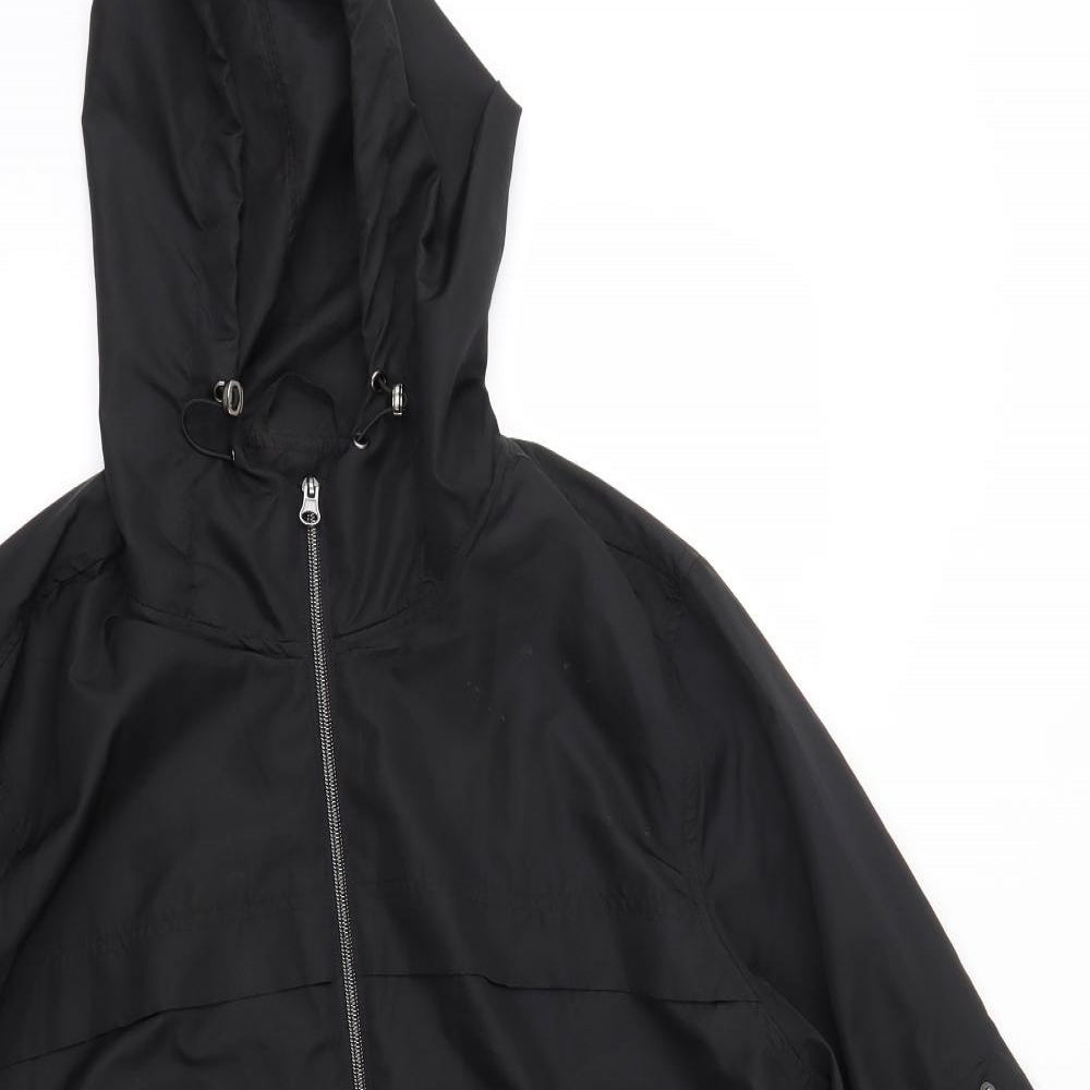 Primark Womens Black   Rain Coat Jacket Size XL