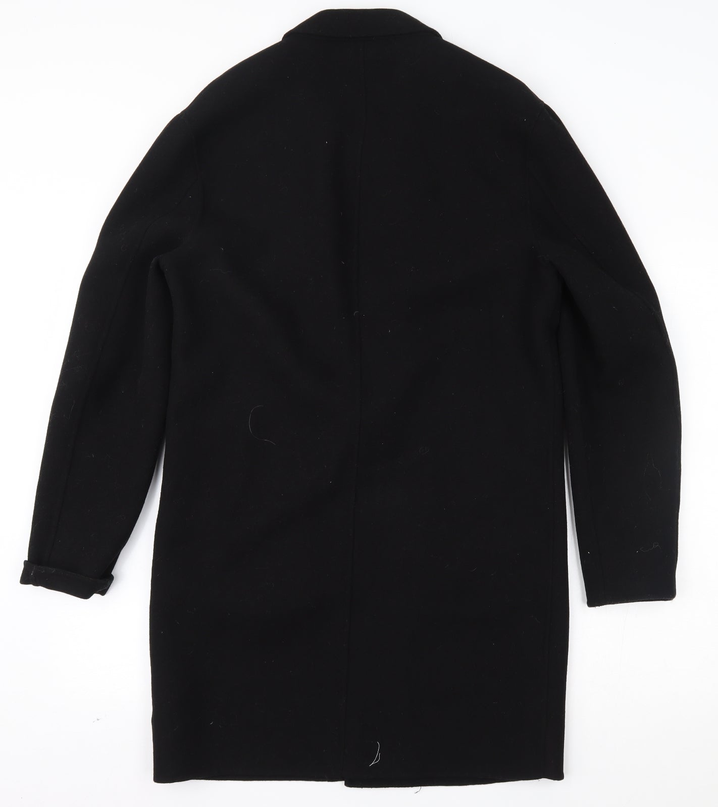 Zara Mens Black   Trench Coat Coat Size M