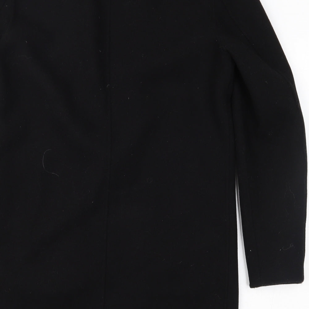 Zara Mens Black   Trench Coat Coat Size M