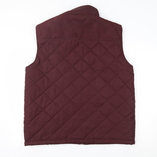 James Pringle Mens Red   Gilet Coat Size L