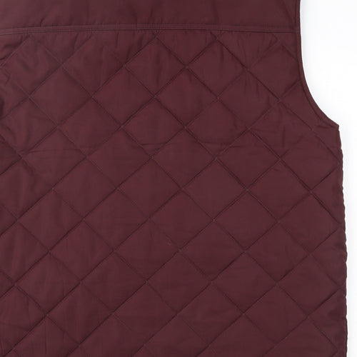 James Pringle Mens Red   Gilet Coat Size L