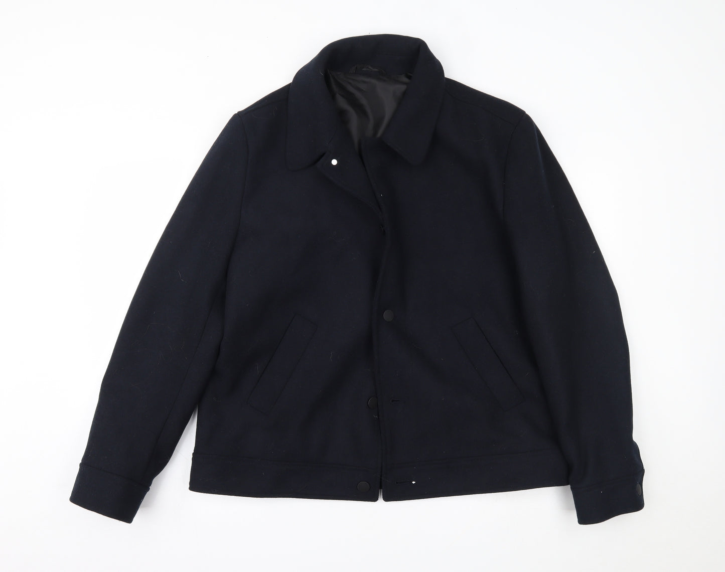 Debenhams Womens Blue   Overcoat Coat Size L