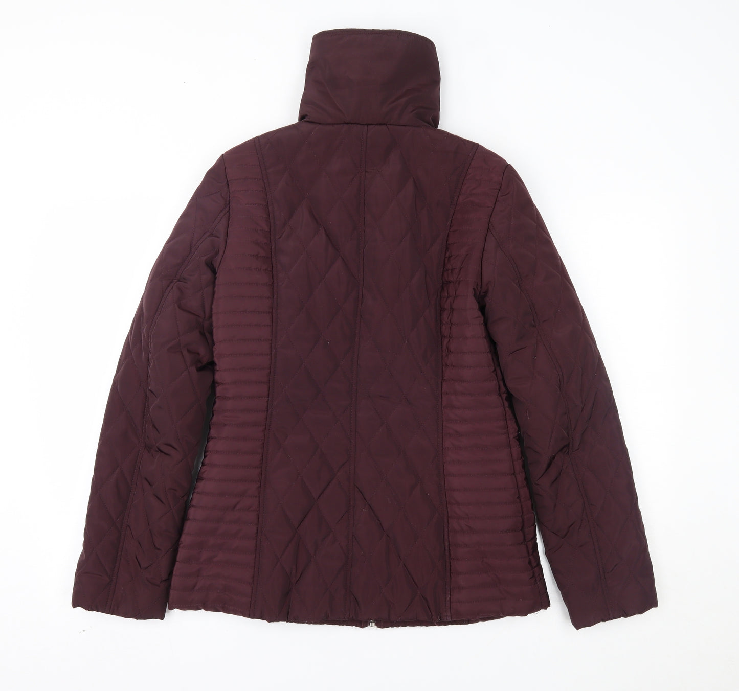 Laura Ashley Womens Purple   Quilted Coat Size 10