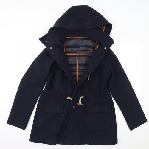 New Look Womens Blue   Overcoat Coat Size 12