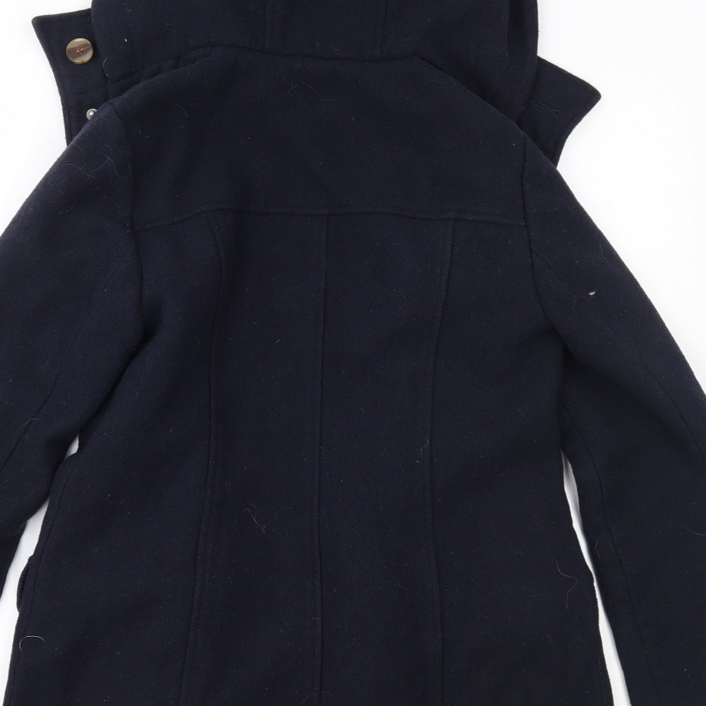 New Look Womens Blue   Overcoat Coat Size 12
