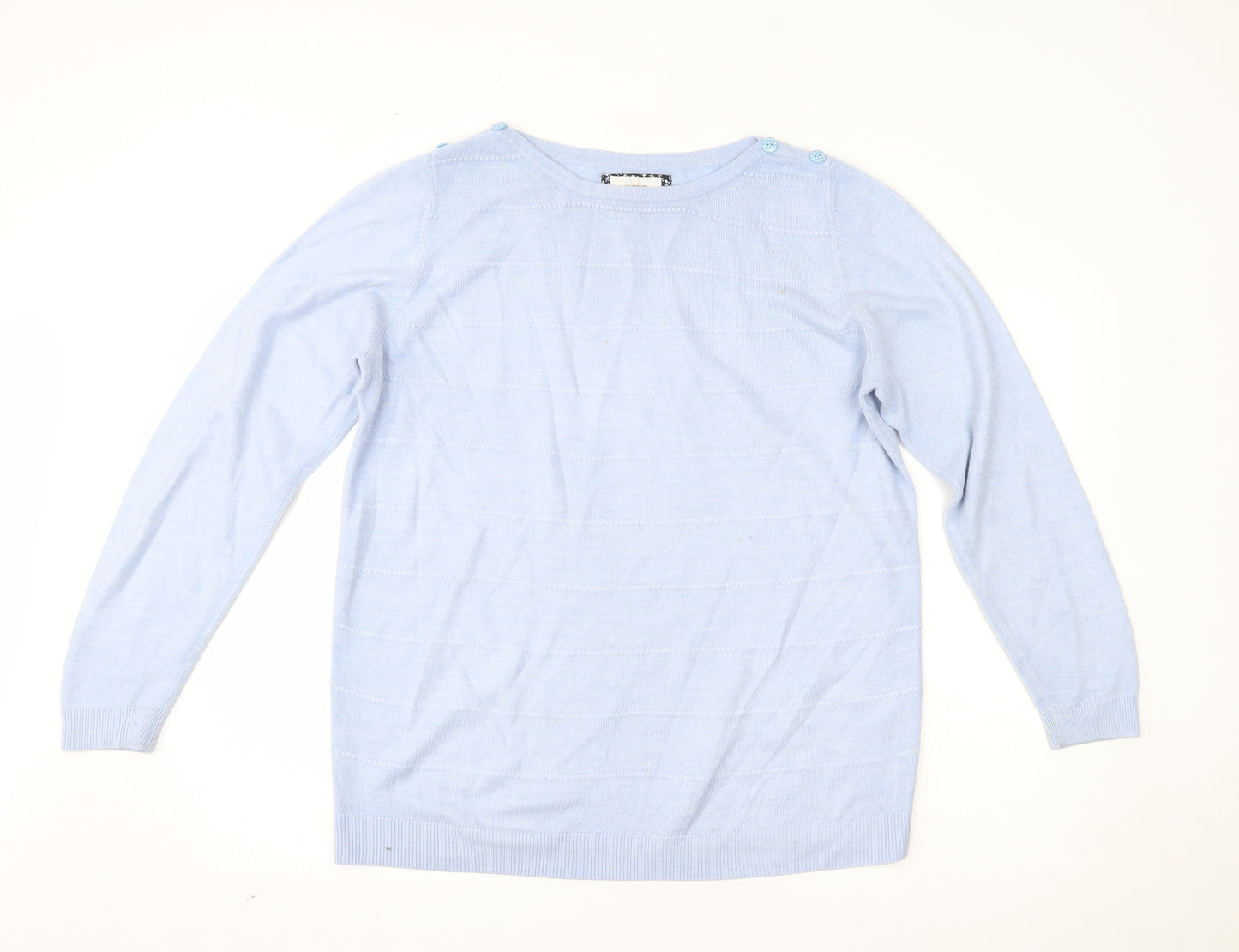Maine New England Womens Blue   Basic Blouse Size 18