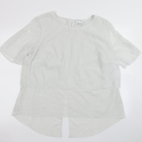 Creation L Womens Grey   Basic Blouse Size 20