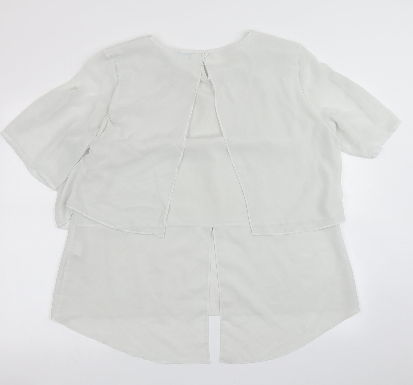 Creation L Womens Grey   Basic Blouse Size 20