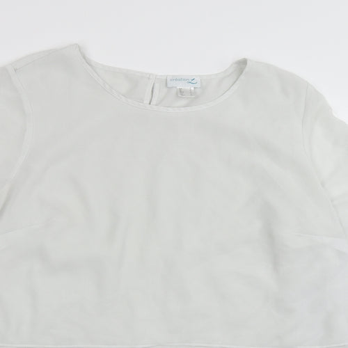 Creation L Womens Grey   Basic Blouse Size 20