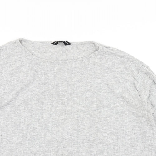 Dorothy Perkins Womens Grey   Basic T-Shirt Size 16