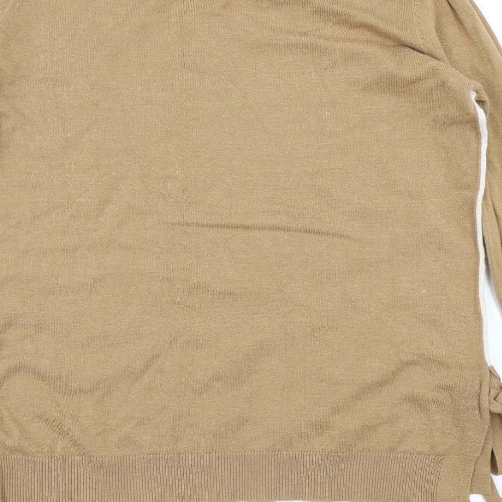 NEXT Womens Brown  Knit Pullover Jumper Size 10