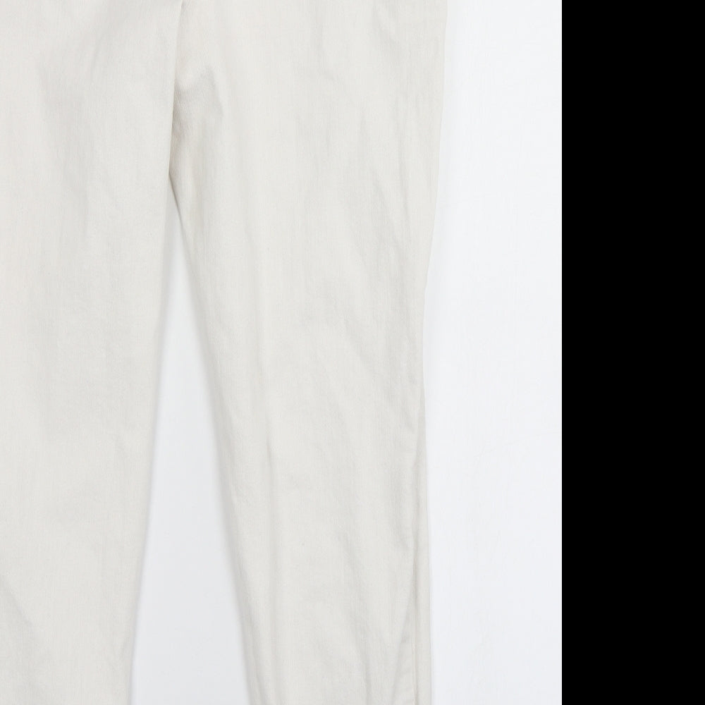 NEXT Womens White  Denim Skinny Jeans Size 18 L27 in