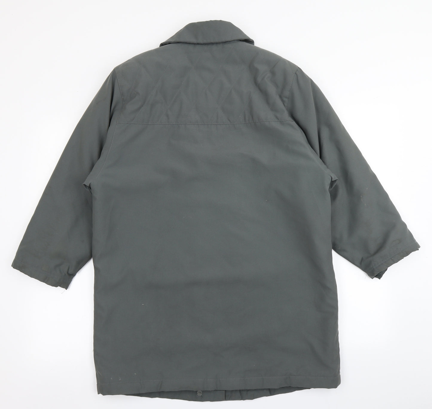 Telemac Womens Green   Overcoat Coat Size S
