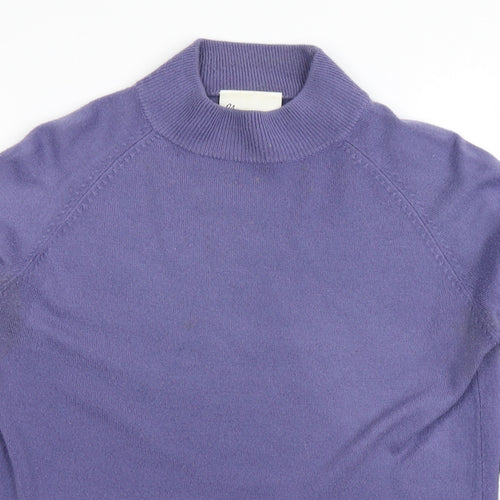 BHS Womens Purple  Knit Pullover Jumper Size 10