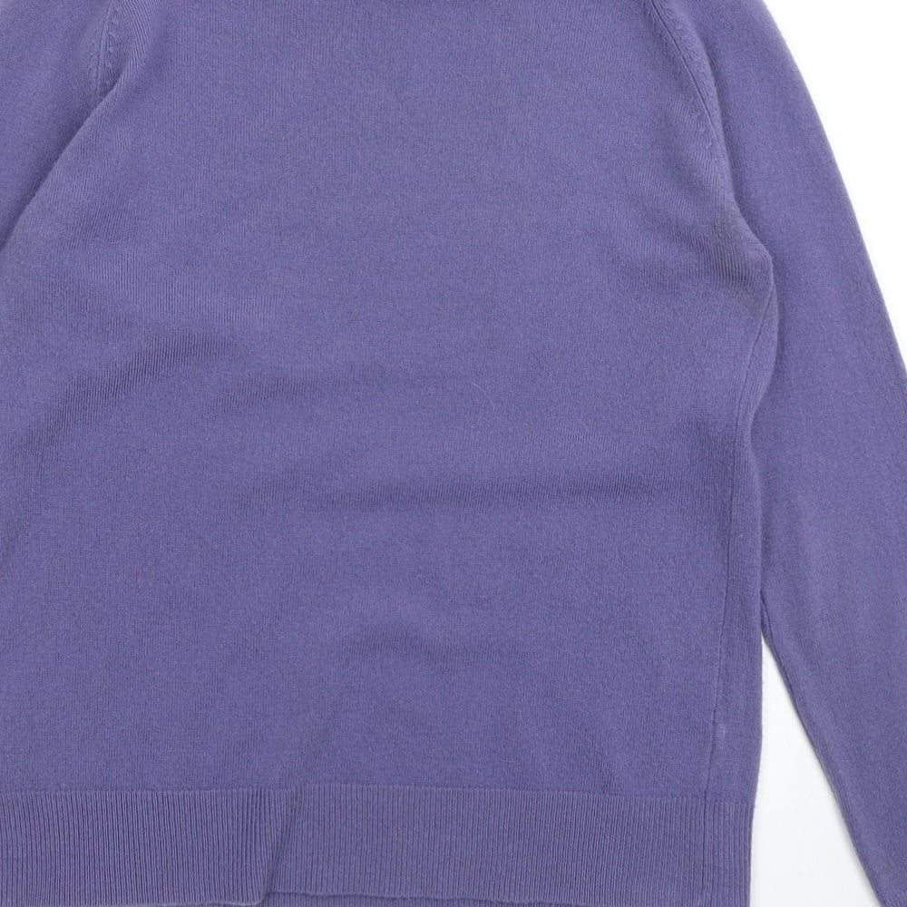 BHS Womens Purple  Knit Pullover Jumper Size 10