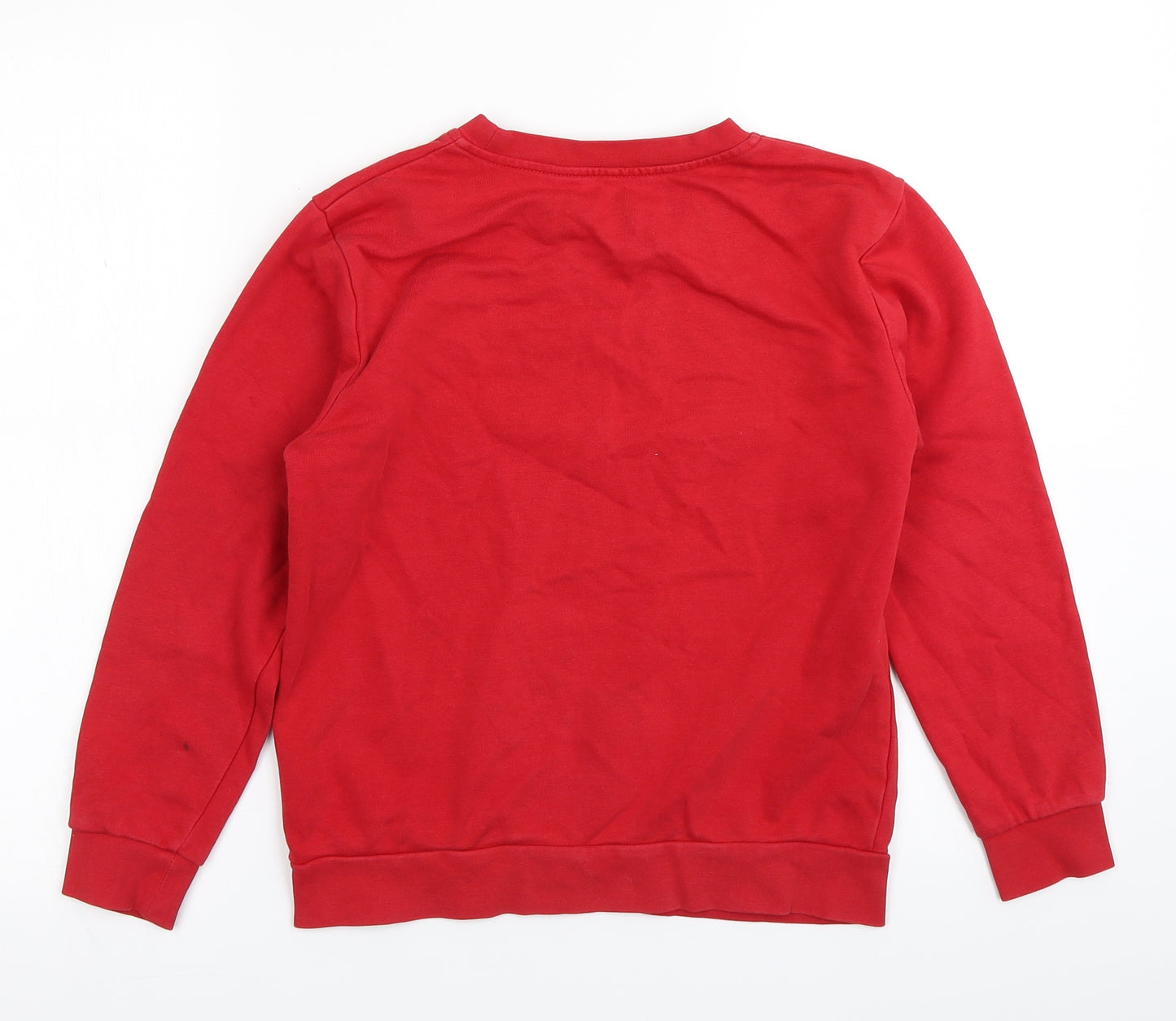 George Boys Red   Pullover Sweatshirt Size 10-11 Years