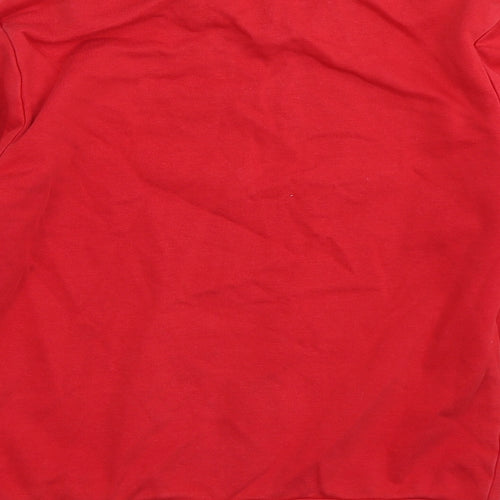 George Boys Red   Pullover Sweatshirt Size 10-11 Years