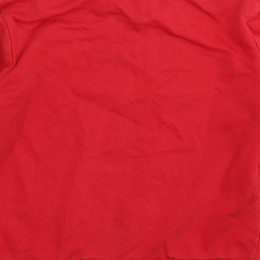 George Boys Red   Pullover Sweatshirt Size 10-11 Years