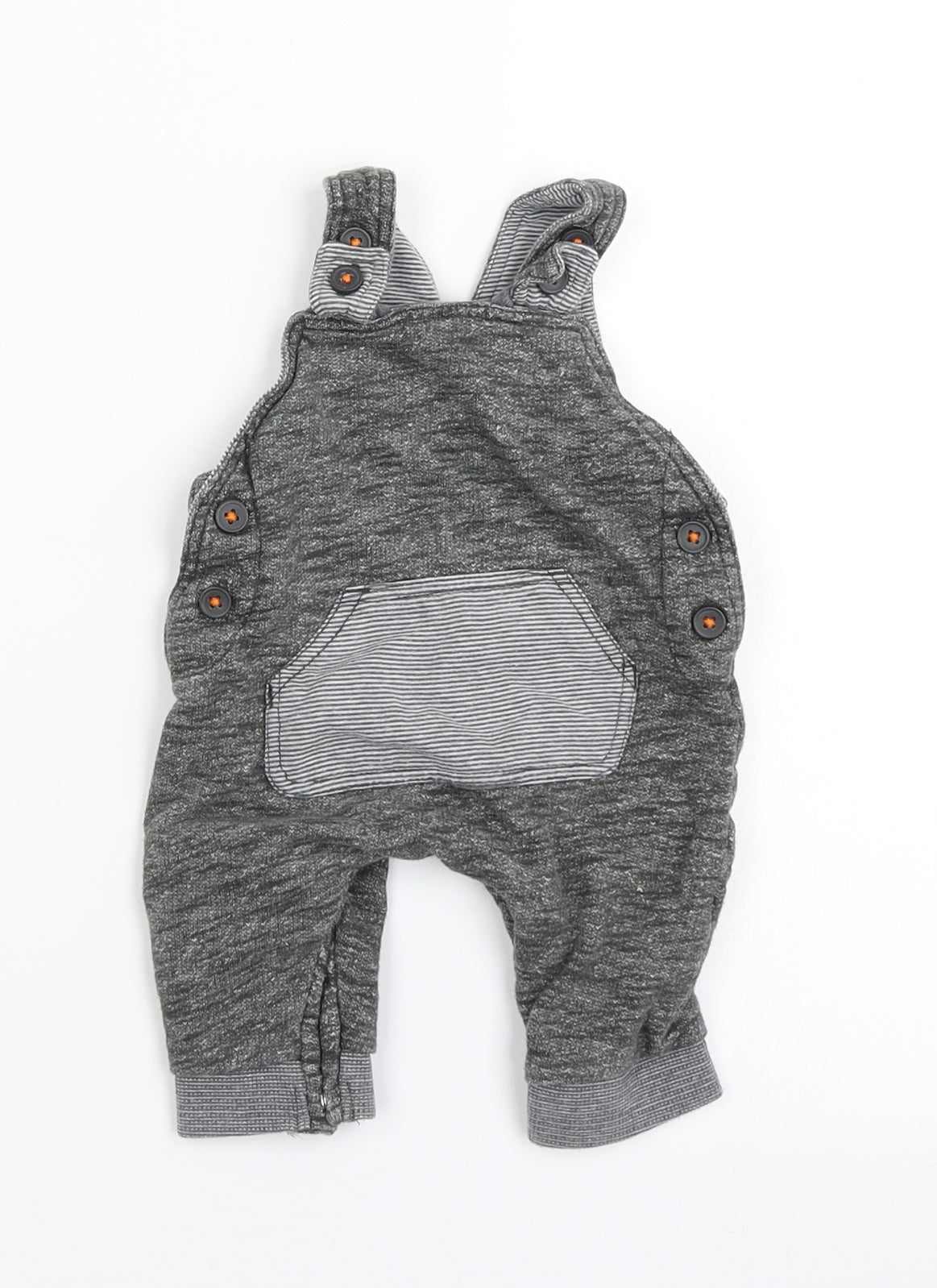 George Boys Grey   Dungaree One-Piece Size 0-3 Months