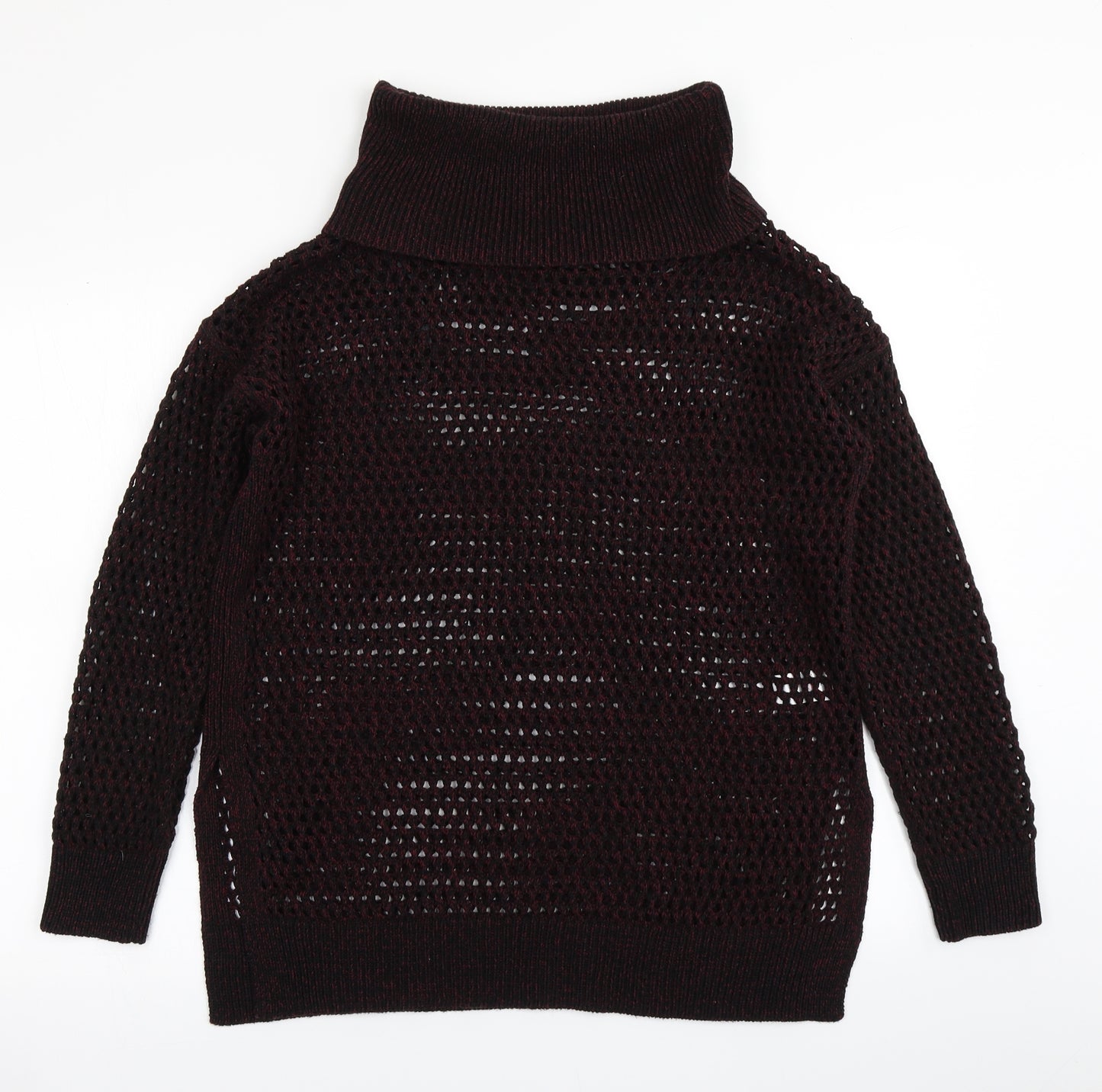 Papaya Womens Red  Knit Pullover Jumper Size L