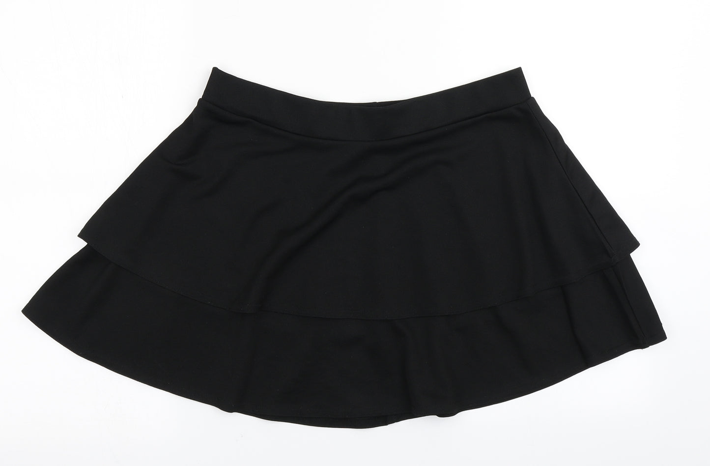 Lipsy Womens Black   Flare Skirt Size 14