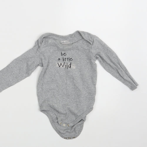 Lupilo Girls Grey   Romper One-Piece Size 12-18 Months