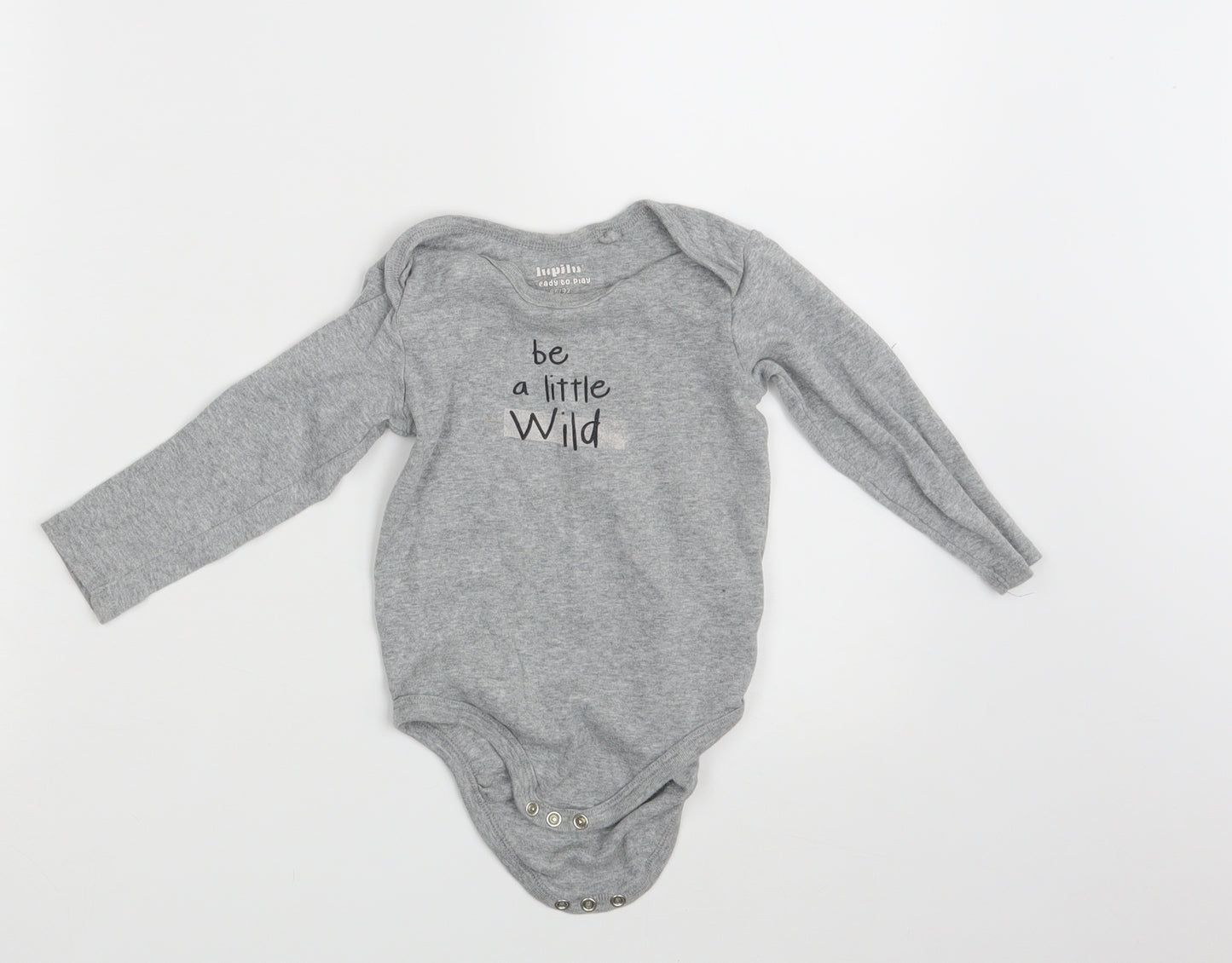 Lupilo Girls Grey   Romper One-Piece Size 12-18 Months