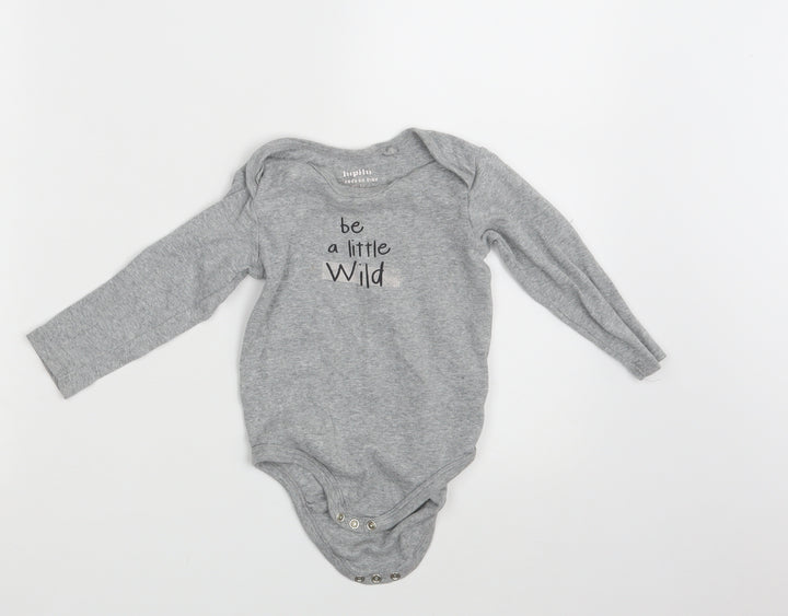 Lupilo Girls Grey   Romper One-Piece Size 12-18 Months