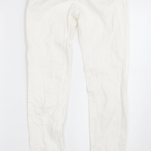 Denim Co.  Womens White  Denim Skinny Jeans Size 6 L30.5 in