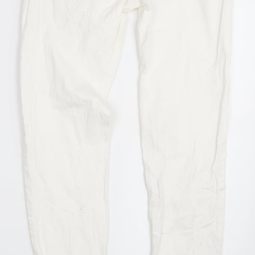 Denim Co.  Womens White  Denim Skinny Jeans Size 6 L30.5 in