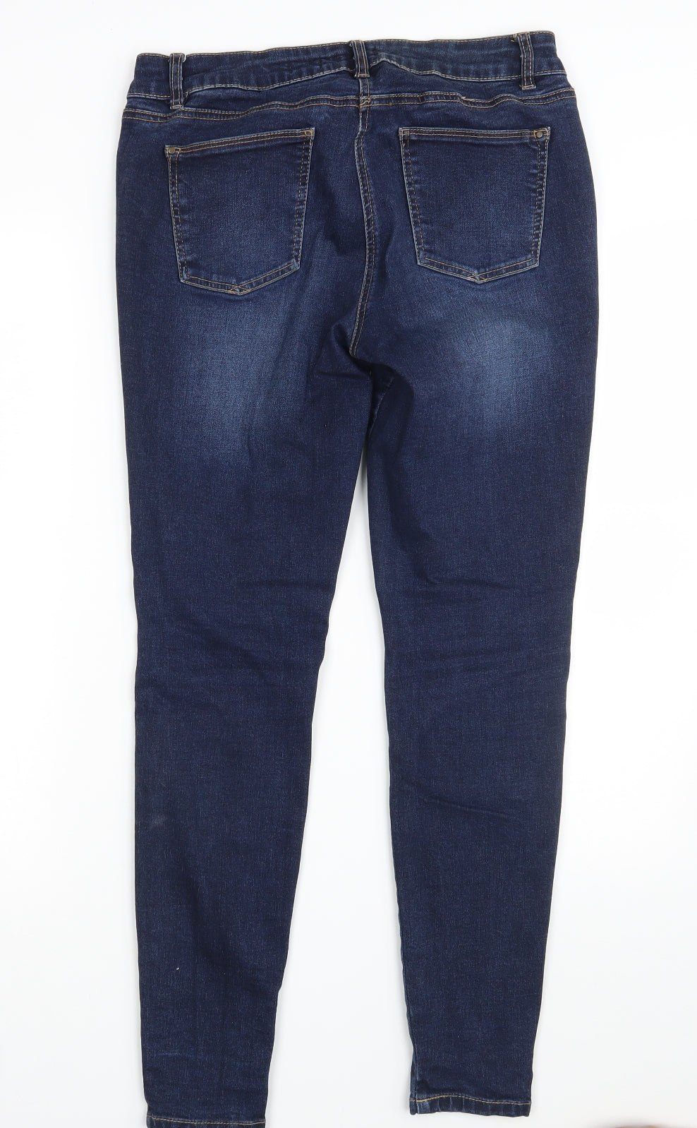 TU Womens Blue  Denim Skinny Jeans Size 12 L28 in