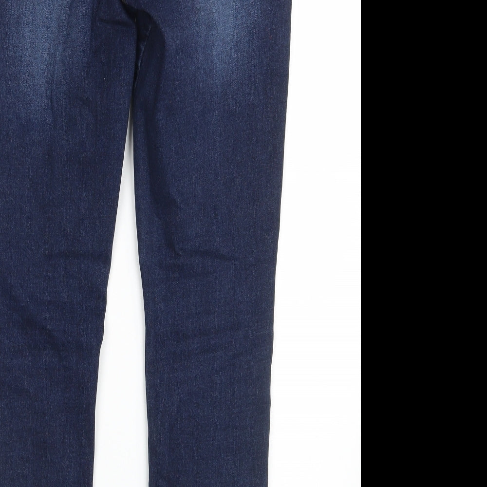 TU Womens Blue  Denim Skinny Jeans Size 12 L28 in