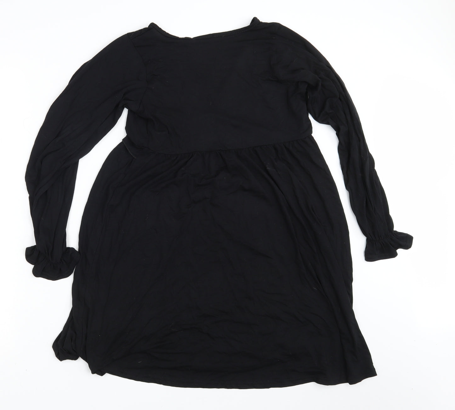Boohoo Womens Black   T-Shirt Dress  Size 12