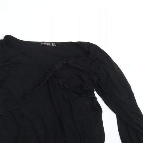 Boohoo Womens Black   T-Shirt Dress  Size 12