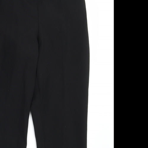 Peacocks Womens Black   Trousers  Size 8 L27 in