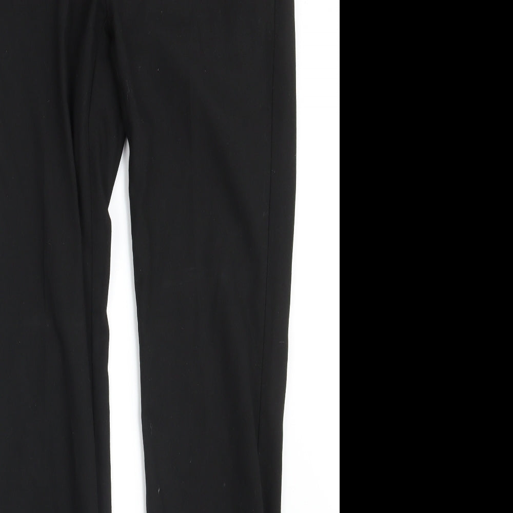 NEXT Womens Black   Trousers  Size 8 L32 in