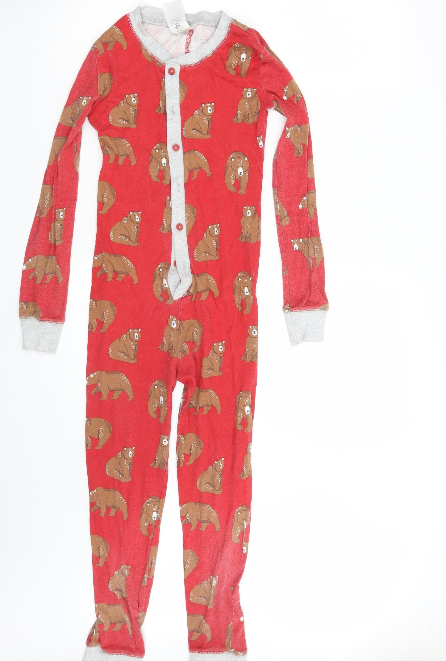 Mini Boden Boys Red Animal Print   One Piece Size 10 Years  - Inside Leg 21 Inches