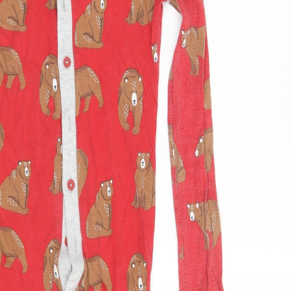 Mini Boden Boys Red Animal Print   One Piece Size 10 Years  - Inside Leg 21 Inches