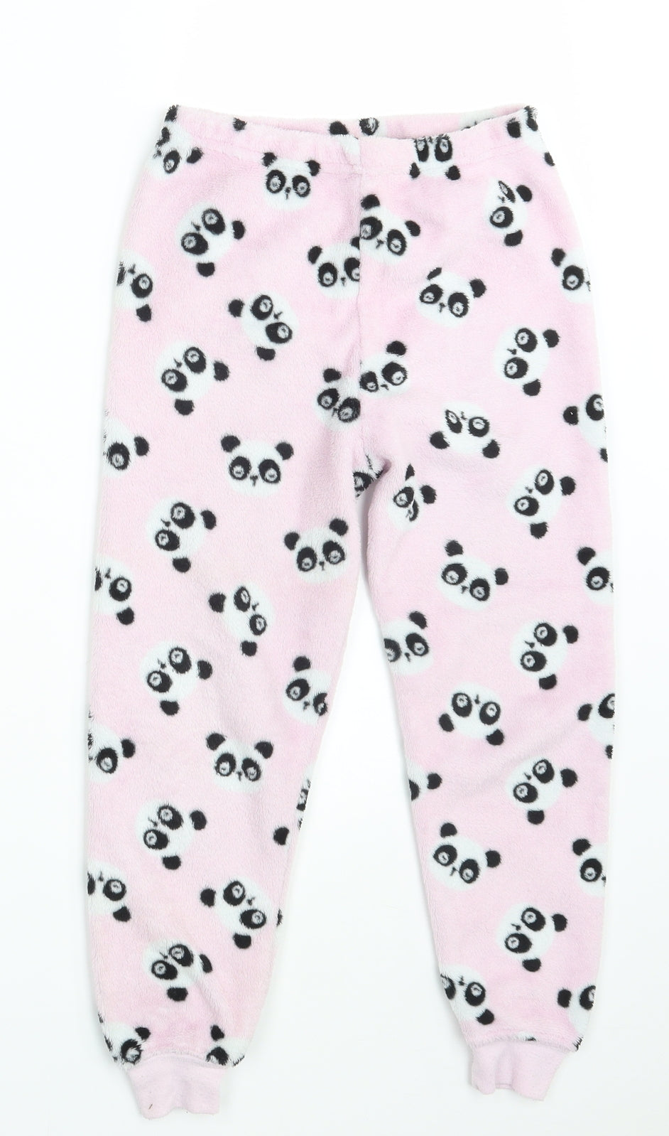 Young Dimension Girls Pink Animal Print  Sweatpants Trousers Size 6-7 Years - Inside Leg 18 Inches