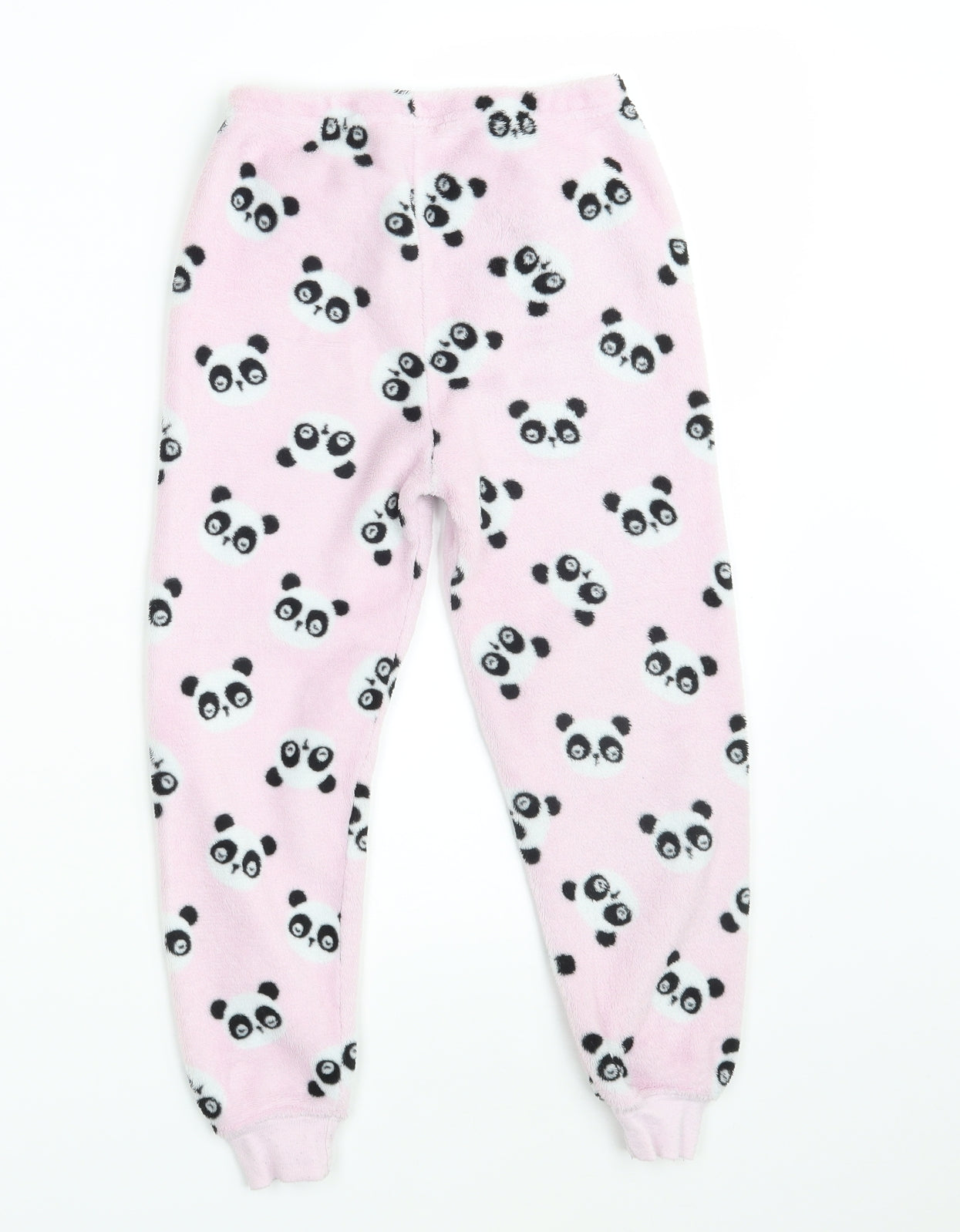 Young Dimension Girls Pink Animal Print  Sweatpants Trousers Size 6-7 Years - Inside Leg 18 Inches