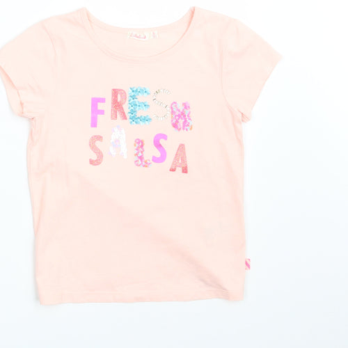 Billieblush Girls Pink   Basic T-Shirt Size 6 Years  - FRESH SALSA