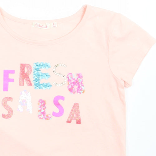 Billieblush Girls Pink   Basic T-Shirt Size 6 Years  - FRESH SALSA