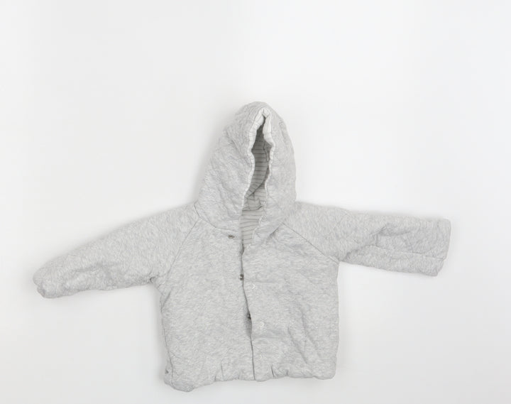 M&S Baby Grey   Jacket  Size 3-6 Months
