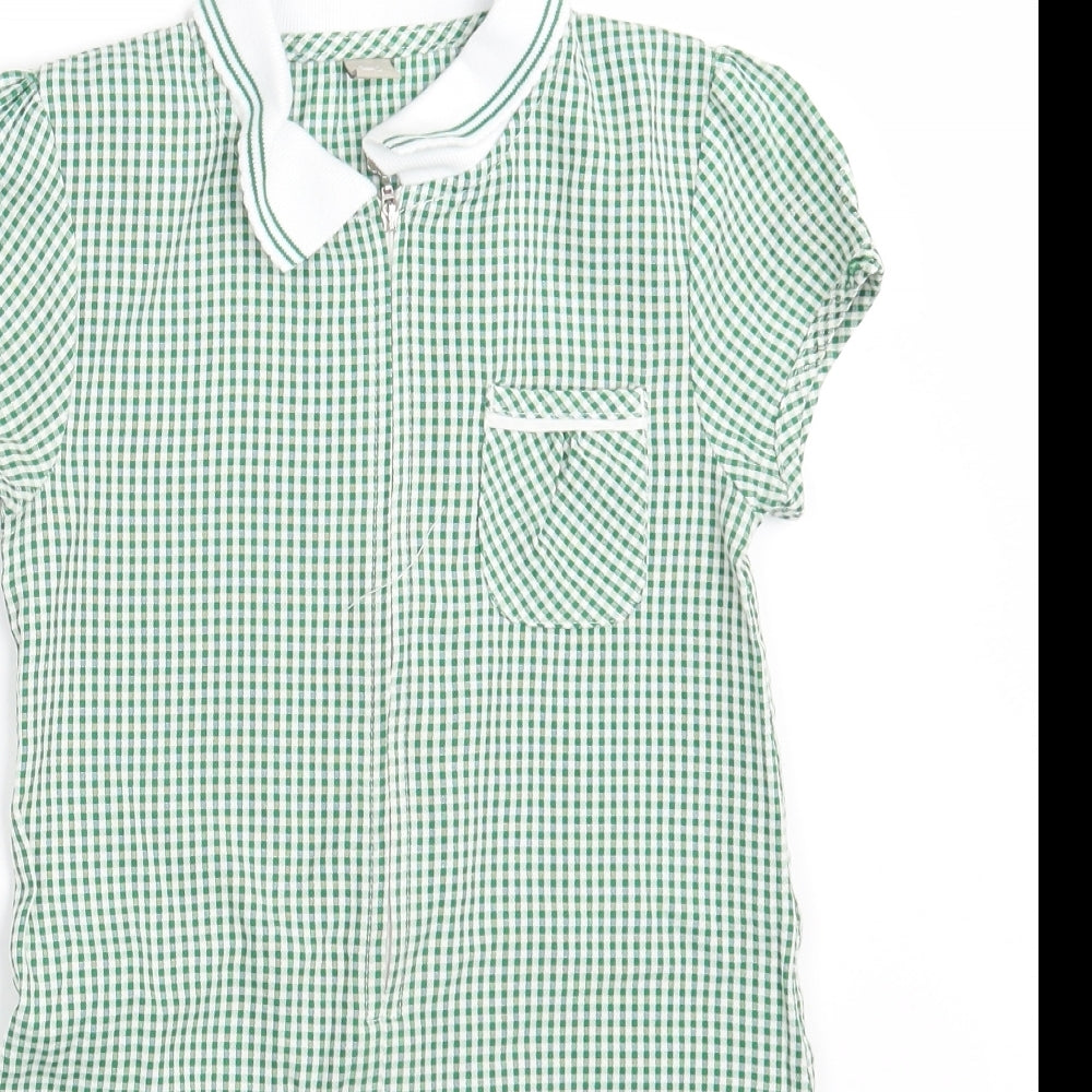 TU Girls Green Camouflage  Shirt Dress  Size 6 Years  - School Wear