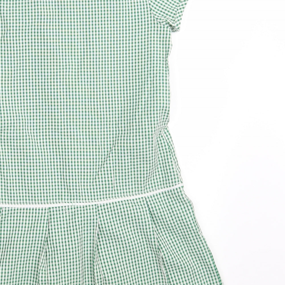TU Girls Green Camouflage  Shirt Dress  Size 6 Years  - School Wear